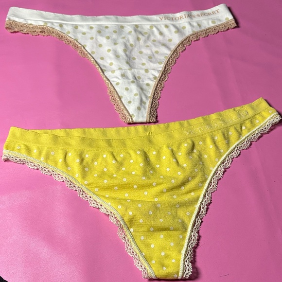 Victoria's Secret Polka Dot and Striped Panty Collection - Picture 2 of 8